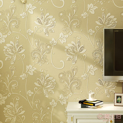 一纸美家3D立体欧式无纺布墙纸 打造高端空间的艺术之选